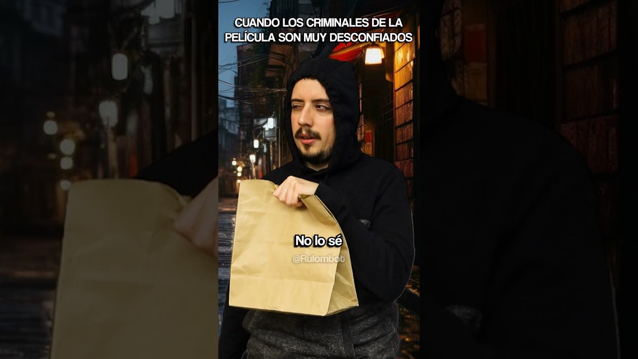 CRIMINALES DESCONFIADOS 💰 #humor #comedia