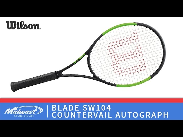 Wilson Blade SW104 Tennis Racquet - YouTube