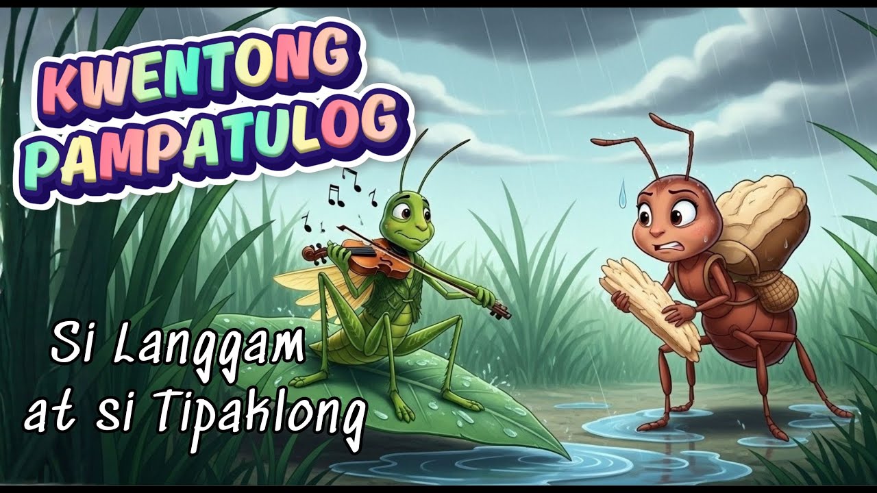 KWENTONG PAMPATULOG | Si Langgam at si Tipaklong -Tagalog Bedtime Stories for Adults, Relaxing