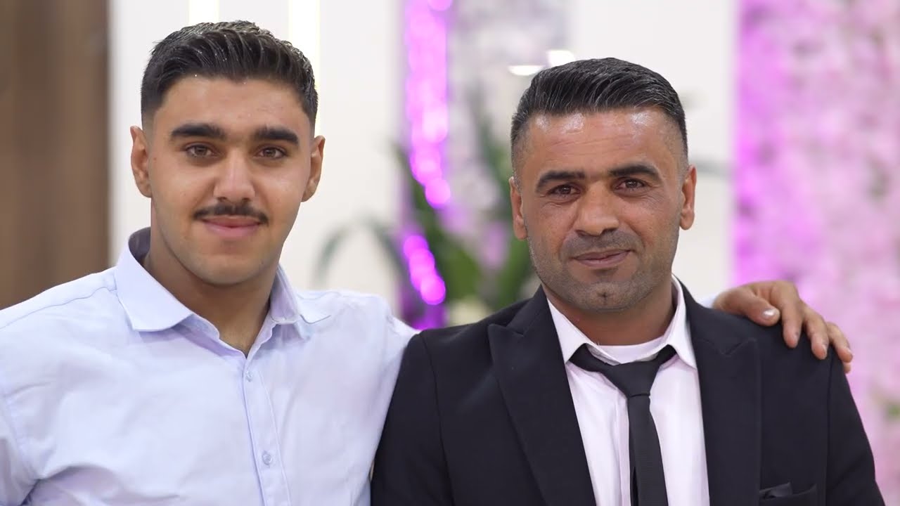 العريس نور عبد القادر المحمد - الفنان معاذ الحلبي والفنان  محمد لباد - صالة مزاج الجزء  2  #جانم