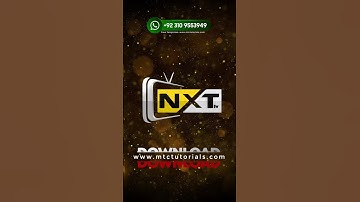 NXT TV 3D Logo Animation By #mtcvfx