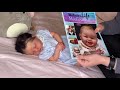 Hangout with me and changing my beautiful Reborn baby girl ❤️