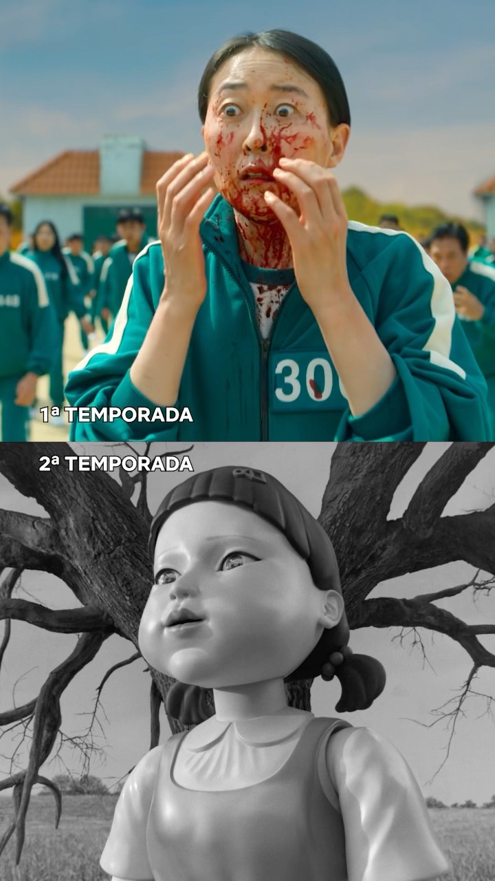 Batatinha frita 1, 2, 3 em diferentes temporadas #Round6