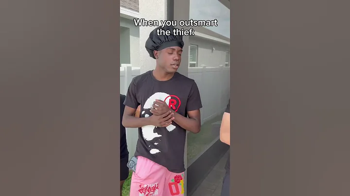 When you outsmart the thief 😂