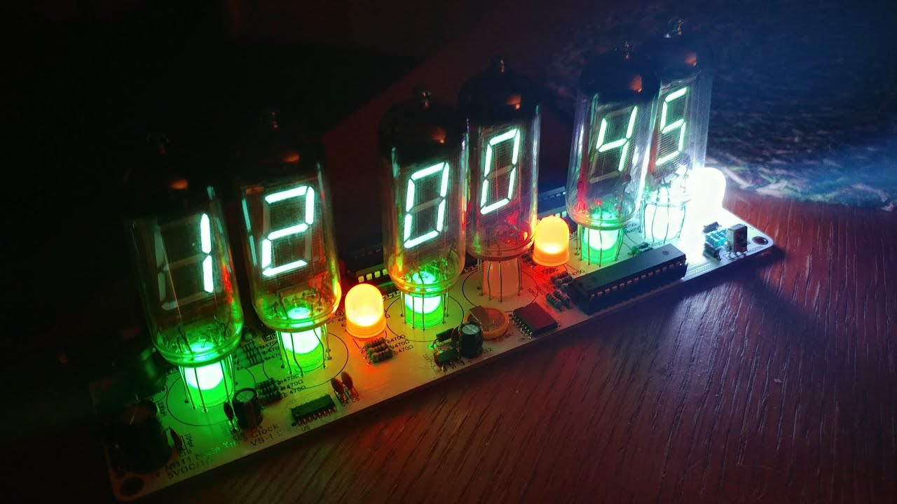 VFD tube clock soldering kit part 1