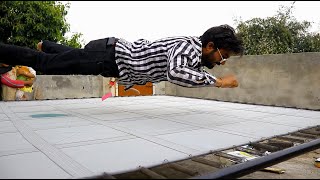 How To Make Trampoline At Home Trampline Experiment By Mr Pakistani Hacker