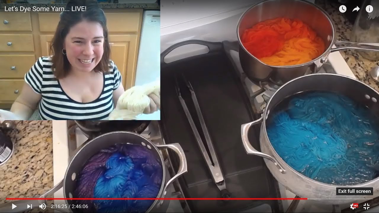 Let's Dye Some Yarn... LIVE!