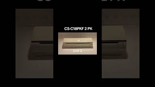 3 AC Panasonic Standard 2 PK CS-C18PKF Review Shorts Part 2