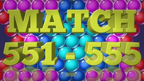 Level 551 - 555 🤩😍 || Bubble Shooter Gameplay 🔥|| #viral