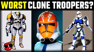 Which is the WORST CLONE TROOPER? | Star Wars Compared ft. EckhartsLadder