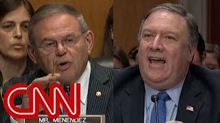 Pompeo hearing gets heated over what Trump told Putin