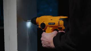 Unleash Your DIY Power with the Batavia 12V Hammer Drill! Perfect for Stone, Concrete & More!
Check out the Batavia 12V Hammer Drill! π οΈ Perfect for tackling tough materials like stone, concrete, brick, and masonry.
π© Two Functions in One: Whether youre into screw driving/drilling or hammer drilling, this drill has got you covered. The standard drill/drive mode is ideal for everyday tasks, while the hammer drill mode is your go-to for robust materials like concrete and masonry.
π Powerful Performance: With a 12V motor, this Batavia Hammer Drill delivers an impressive impact rate of up to 6,000 per minute and generates a substantial impact force of 0.6 joules. It can drill into concrete up to 10 millimeters!
π SDS Chuck for Efficiency: Say goodbye to hassle during bit changes β the SDS chuck makes it effortless, ensuring enhanced hammer drill efficiency every time.
π‘ Built-In LED Work Light: Illuminate your workspace with the built-in LED work light, making precision drilling a breeze even in low-light conditions.
π§ Fixxpack Collection: The Batavia 12V Hammer Drill is part of the Fixxpack collection, allowing you to use different power tools with only one battery and charger. Its all about convenience and versatility! Unleash Your DIY Power with the Batavia 12V Hammer Drill! Perfect for Stone, Concrete & More!