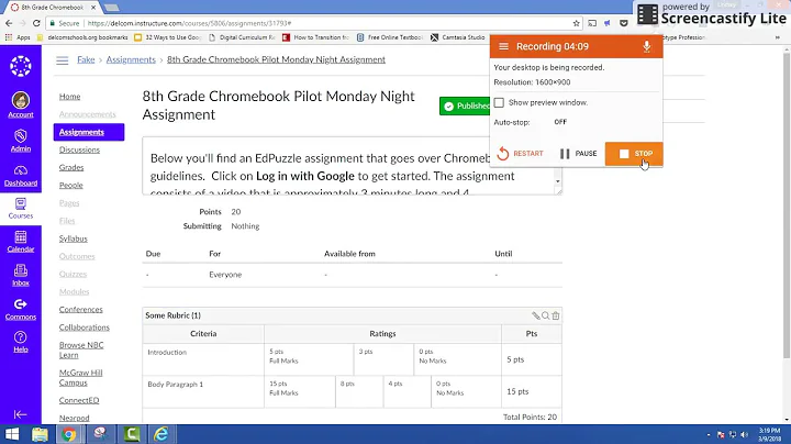 Creating Rubrics in Canvas