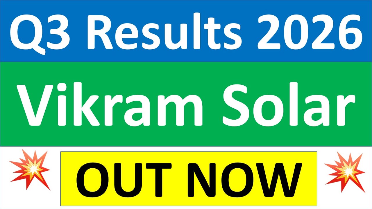 Vikram Solar q3 results 2026 | Vikram Solar results | Vikram Solar Share News | Vikram Solar Share
