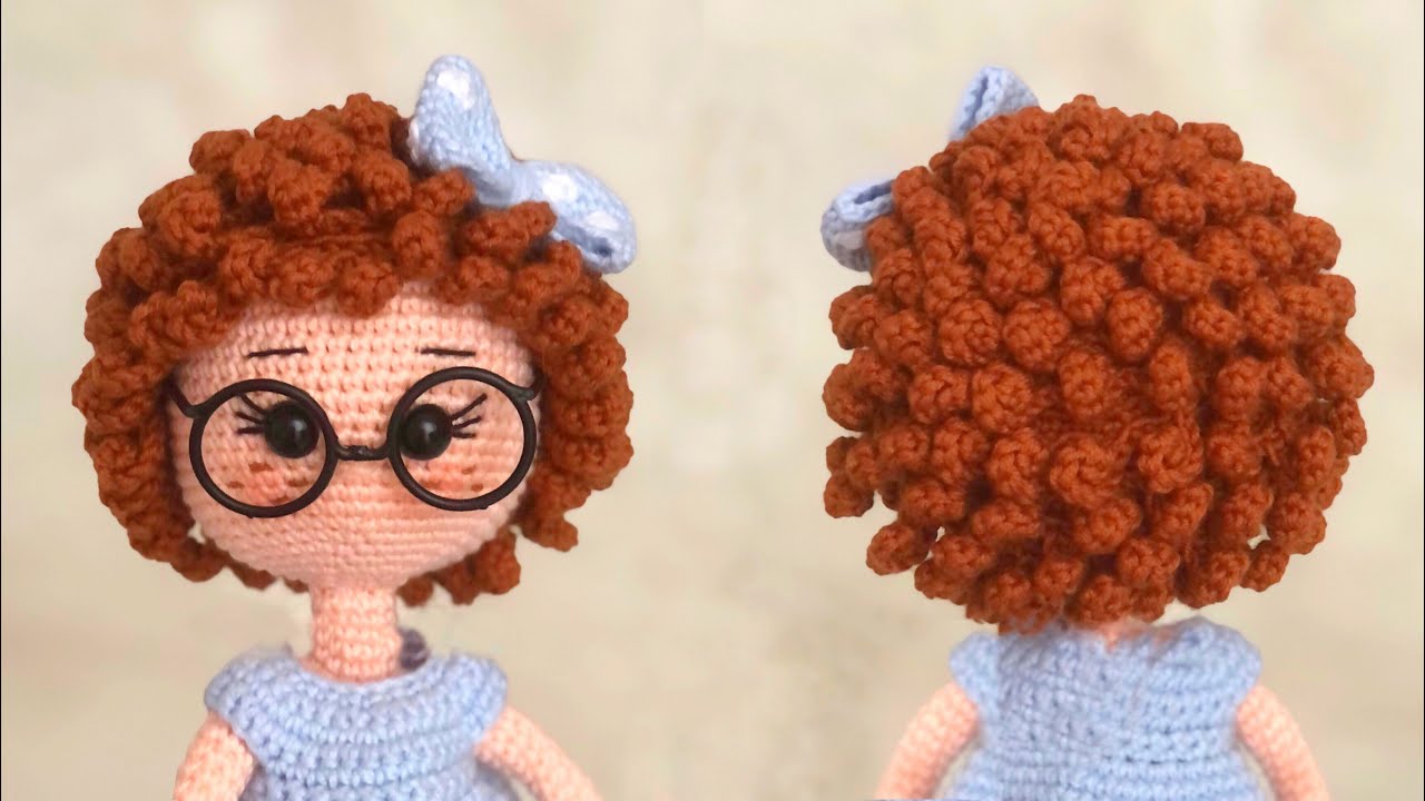 АМИГУРУМИ |  Как сделать супер легкий парик?  😍