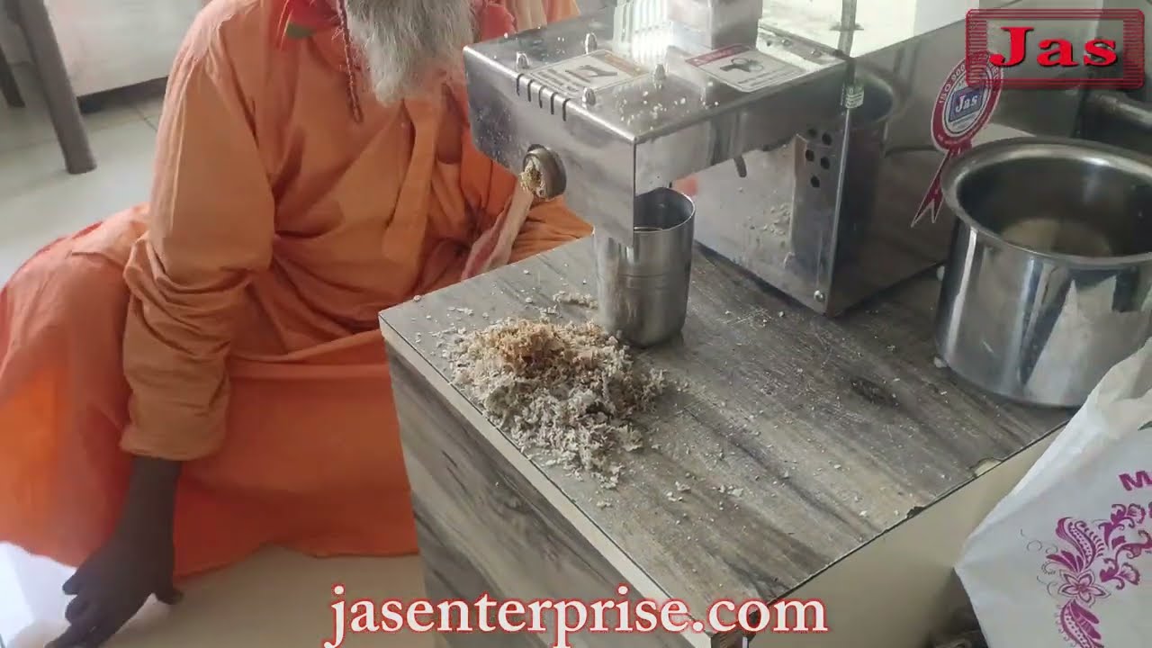 Domestic coconut oil making machine | +91-9426088680 | jasenterprise.com
