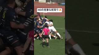 HOの見事な舵取りでトライ🏉決めたのは、三重ホンダヒート❤️‍🔥🏎️テビタ・イカニヴェレ選手🔥#NTTリーグワン #リーグワン