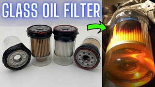 Clear Oil Filter (Glass Housing)