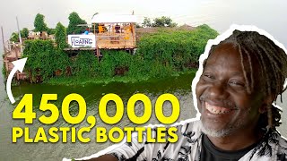 This Bar in Uganda Floats on Recycled Plastic!