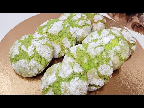 Фисташковое печенье с трещинами | Печенье с трещинами | Печенья