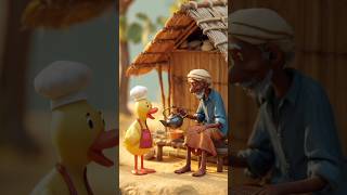 Poor Man and Duck’s Story | Daridra Mānus Ebang Haser Golpo🦆#shorts #ai #aivideo #trending #duck