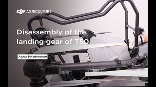 Disassembly of the landing gear of T50