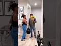 The first bouquet a girlfriend gives her boyfriend #Love #Romance #GivingFlowers #MillionViews