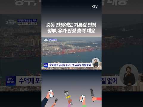 ‘휘발유 가격 96% 동결’ 정부 비축유 추가 확보 추진