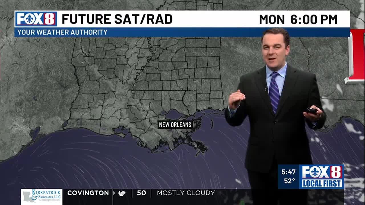 Morning weather update for Monday, March 10 at 5 a.m.