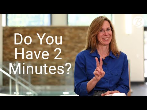 Christine's Story: a Two Minute Challenge