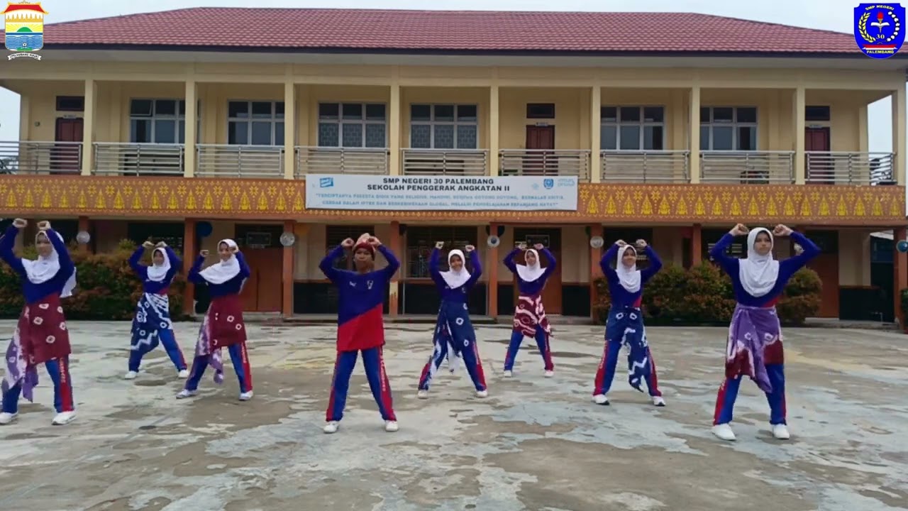 Lomba Senam Anak Indonesia Hebat 2025_SMP Negeri 30 Palembang_Sumatera Selatan