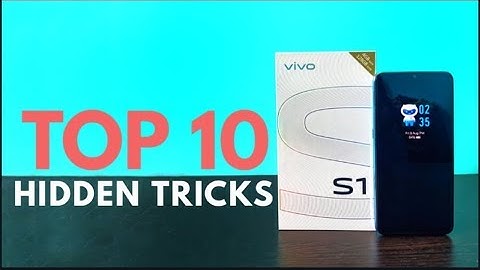 VIVO S1 Top 10 hidden features Trick & Tips | Hindi