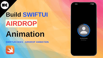 SwiftUI AirDrop Animation Tutorial - Create Stunning Animations in Swift! 🚀