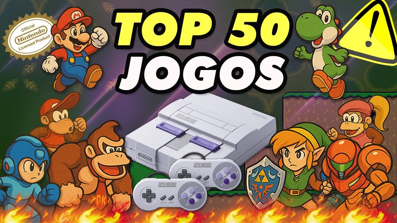 Top 50 Jogos de Super Nintendo: Lista Completa e Insana com os Melhores Jogos do SNES!