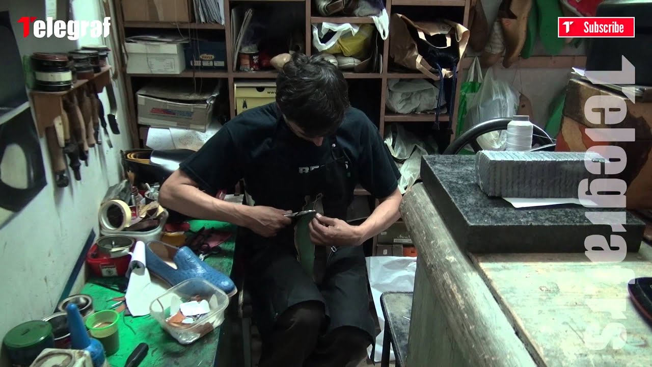 Igor Suhenko obućar koji pravi cipele od noja - YouTube