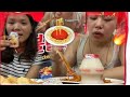 2x spicy noodle  with chungda tibetan blogger nordon la