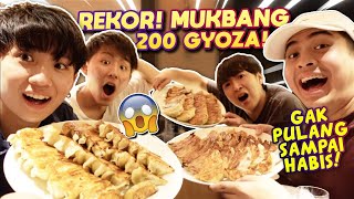 GILE! MUKBANG 200 GYOZA TERBANYAK DALAM HIDUP! GAK PULANG SAMPE HABIS!