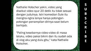 Video Syur 20 Detik Nathalie Holscher dan Manajer Benar benar Ada ?