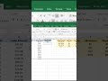 Advanced VLOOKUP FORMULA IN EXCEL #formulaandfunction #excel #ytshorts