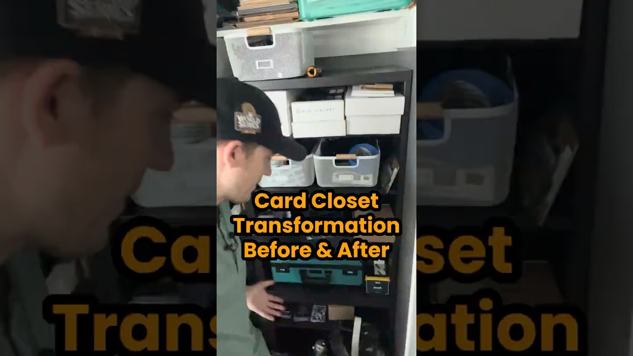 Extreme Organization for my Trading Card Hobby #organizing #tradingcards #cleaning #organizingtips