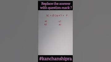 Replace the answer with question mark #shorts #maths#viral #puzzle #math#youtubeshorts #trending#ssc