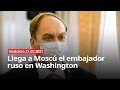 Llega a Moscú el embajador ruso en EE.UU. tras las declaraciones de Biden - Noticiero semanal 21/03