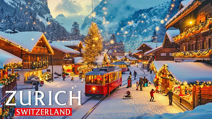 Zurich, Switzerland 8K | Christmas Wonderland – Cozy Alpine Villages, Frozen Lakes & Snowy Streets