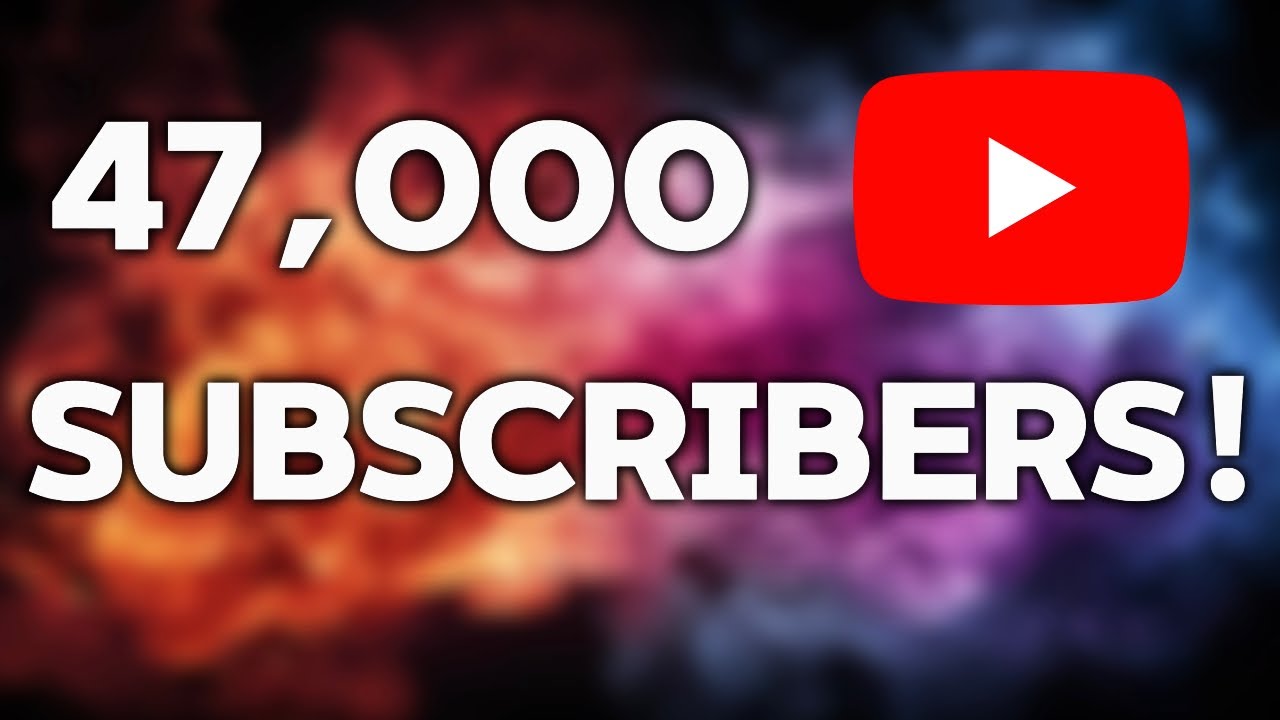 I Hit 47,000 Subscribers Live! - YouTube