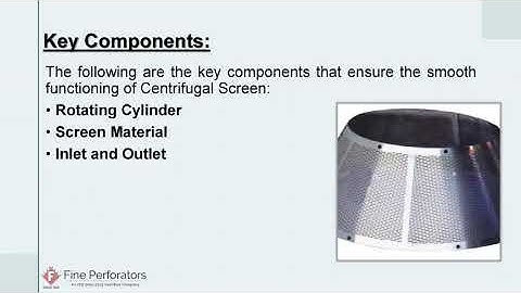 A layman’s guide to Centrifugal Screens