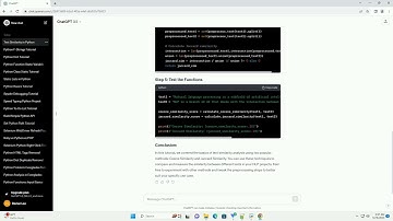 text similarity python code
