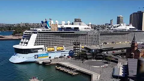 Ovation of the Seas in Sydney Harbour