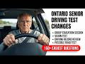 2026 Ontario Senior Driving Test Changes | New Rules for 80 Plus Renewals Explained