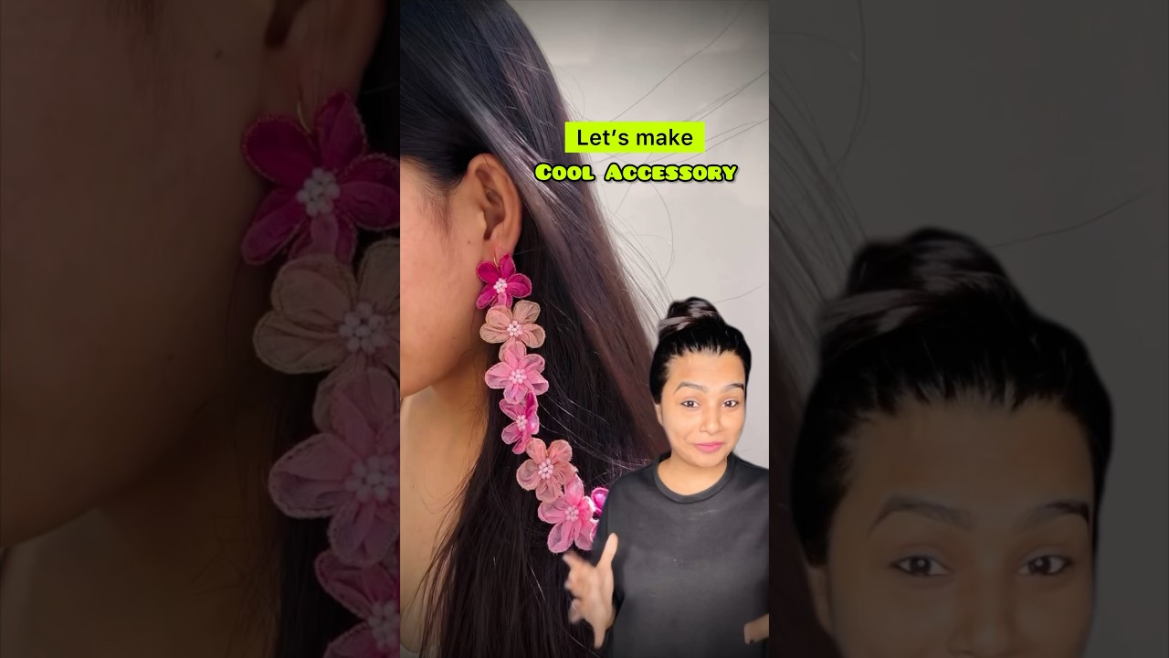DIY Hair Accessory   crafteraditi  diy  youtubepartner  handmade  hairaccessories CrafterAditi