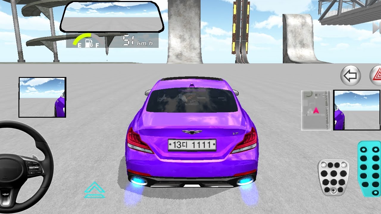 New blue Mercedes G-63 For Parking 3d Driving Class android game play || Car Game video 